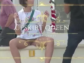Helena Price,  My Cock Quest #1 (Part 1 and 2) - UPSKIRT FLASHING IN PUBLIC!
