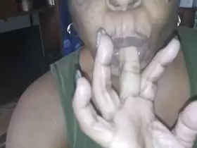 Granny's Pussy is so Wet Today