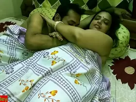 Indian hot xxx Innocent Bhabhi 2nd time sex with husband friend!! Please don't cum inside!