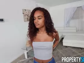 PropertySex Petite Babe Bypasses Application Process and Fucks Her New Roommate