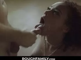 RoughFamily.com ⏩ Nice Step Father Pummeling his Ebony Stepdaughter, Scarlit Scandal