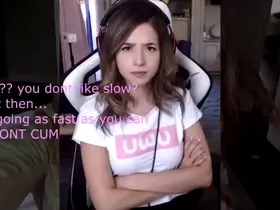 Pokimane joi, countdown, moaning, try not to cum.