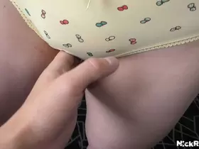 REALLY! my friend's ask me to look at the pussy . First time takes a dick in hand and mouth . Full